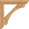 Ekena Millwork Legacy Slat Rough Sawn Bracket w/ Offset Brace, Western Red Cedar, 8"W x 44"D x 44"H BKT0806X44X44LEC06RWR - alternate 3